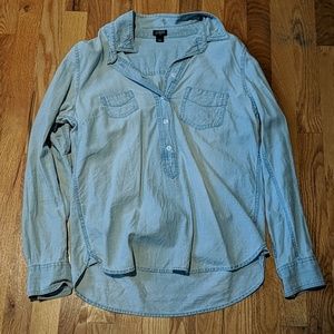 J. Crew Denim Long Sleeve Shirt